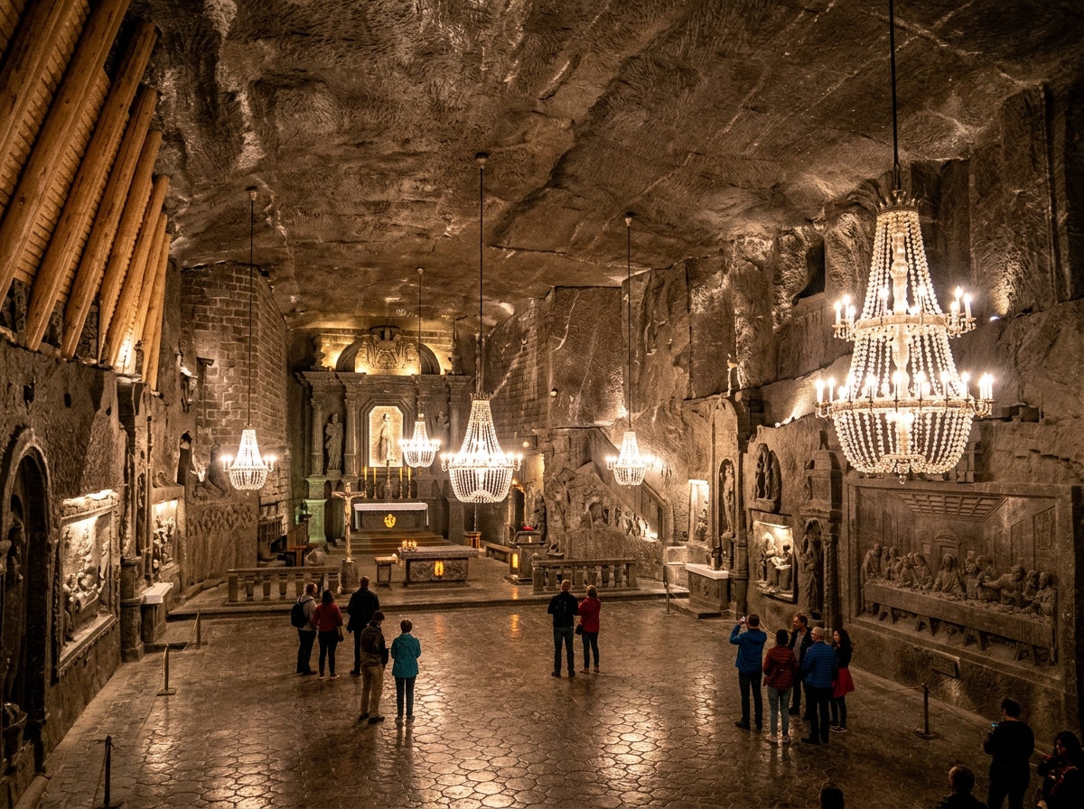 Kopalnia Soli Wieliczka - Kaplica św Kingi zwiedzanie dla szkół